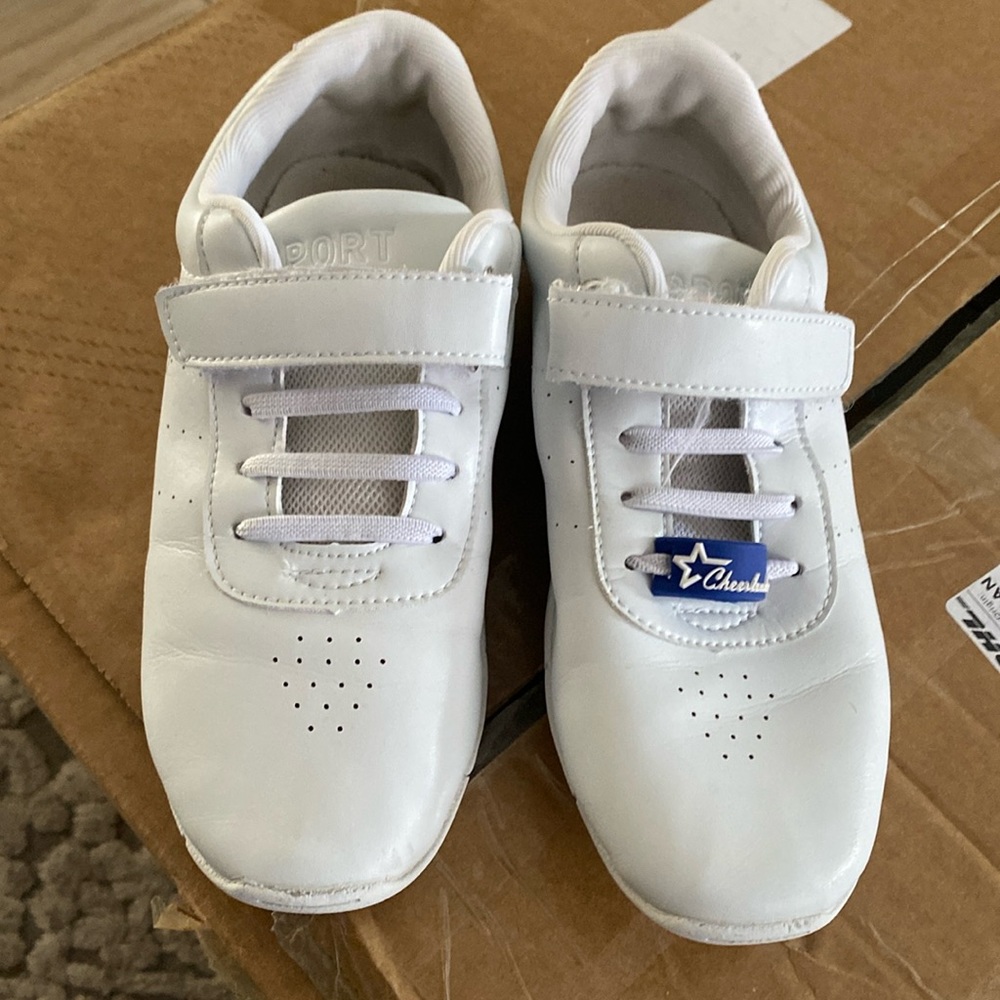 White cheer shoes
